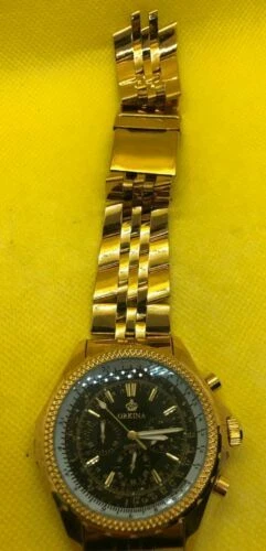 ORKINA 不锈钢表带石英腕表