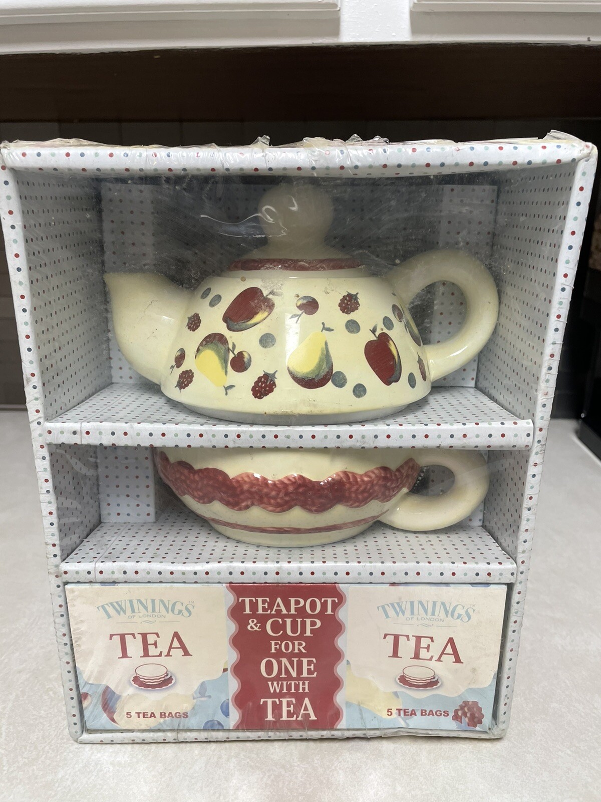 Vintage Twinnings Teapot and Cup in one (NEW IN ORIGINAL BOX) eBay
