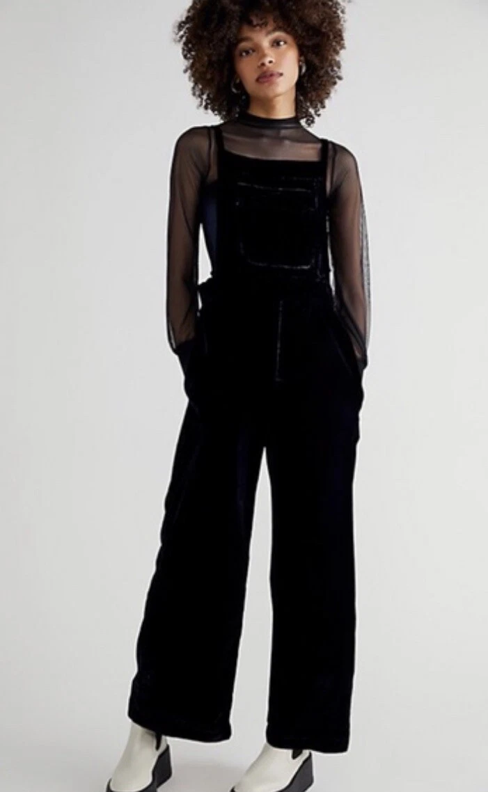 Black jumpsuit store overall