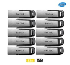 Sandisk Ultra Flair 32GB Flash Drive USB 3.0 Pen Drive Thumb Drive 10 Pack 