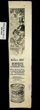 1912 Borden's Eagle Brand Condensed Milk Vintage Print Ad 18820