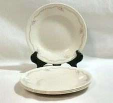 Corning Corelle English Breakfast Plates 6-3/4" Bread & Butter Salad Lot of 4