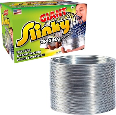 The Original Giant Slinky Walking Spring Toy Big Metal Slinky for Ages 5+