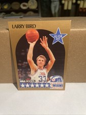 Larry Bird All Star Weekend Miami Gold Border NBA Hoops 1990 #2