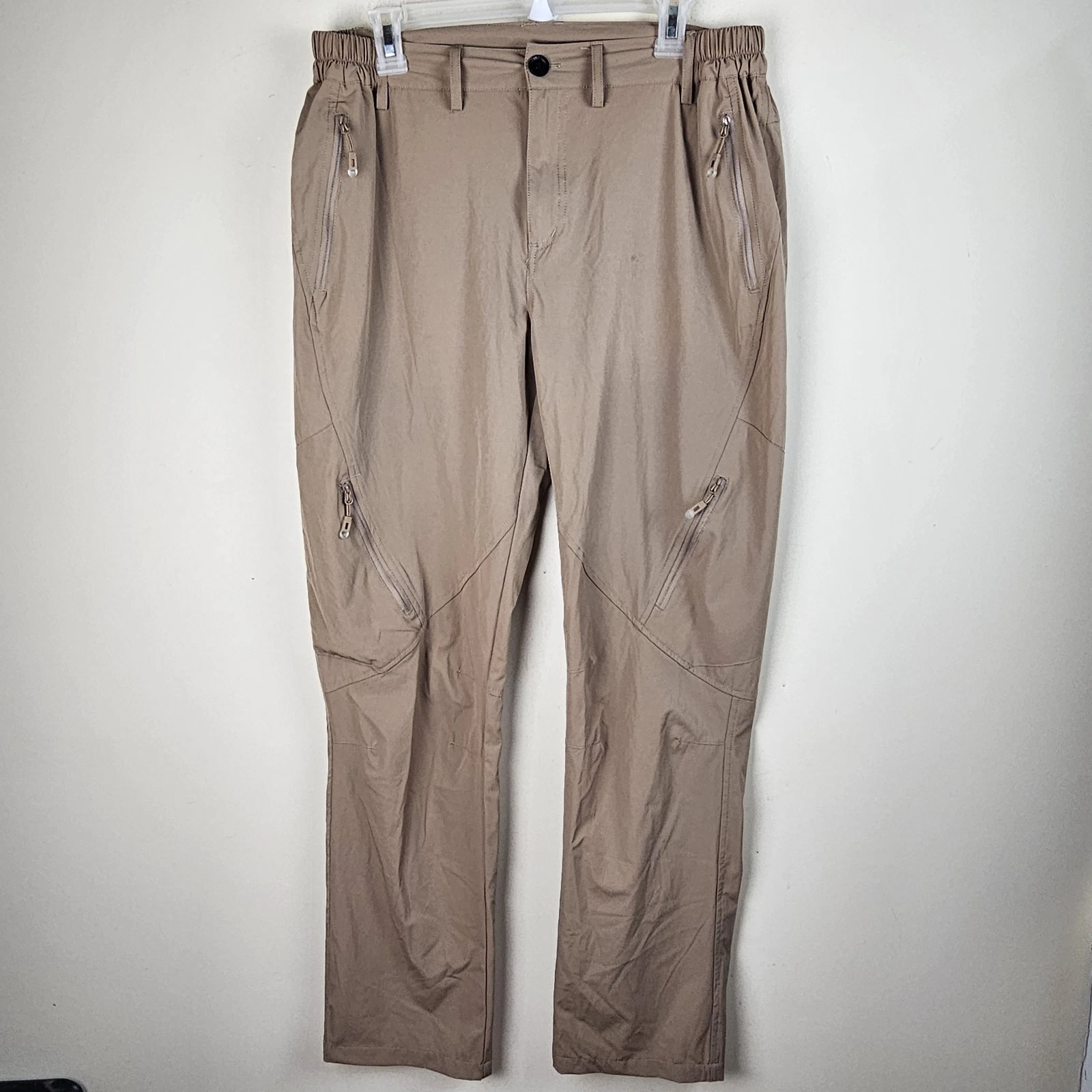 Postropaky Mens Hiking Pants 34X32 beige Quick Dry Lightweight Fishing
Opens in a new window or tab