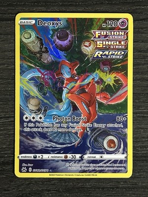 Deoxys GG12/GG70 SWSH: Crown Zenith: Galarian Gallery Holo
