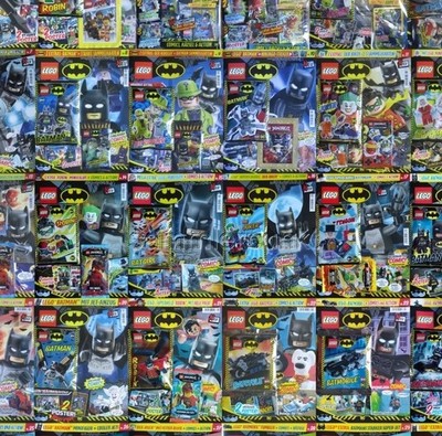 5x vers  Lego Batman Mag. / Comic mit MINIFIGUR bzw. MINIBAUSATZ keine doppelten