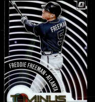 FREDDIE FREEMAN 2021 PANINI DONRUSS OPTIC T-MINUS 3...2...1 BRAVES HY3