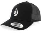 Volcom - Full Stone Cheese Cap Black Trucker Hat Snapback OSFA
