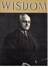 Wisdom Magazine Felix Frankfurter Cover 1958 Karsh Photos