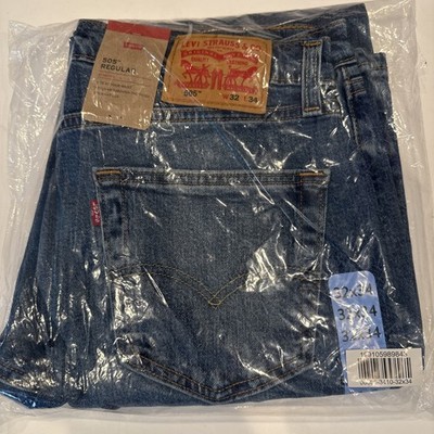 Levi s 505 Regular Blue Jeans W32 x L34 - New