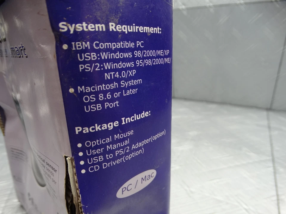 BENQ Optical Mouse Fast Smooth Smart M107 New RARE - Image 3 of 4