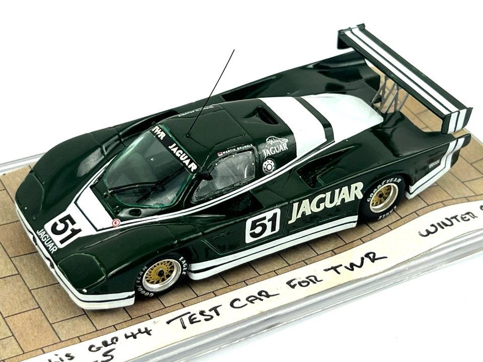 Extraño coche de resina Jaguar XJR-5 1/43 Le Mans repintado como coche de prueba TWR raro Foto 2 de 4