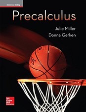 MILLER, PRECALCULUS 2017, 1E, STUDENT EDITION, REINFORCED By Julie Miller *Mint*