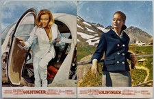 GOLDFINGER (1964) SEAN CONNERY / JAMES BOND - 6 French lobby-cards