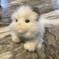 Little Live Pets Cuddles My Dream Kitten Plush White Cat Kitty Toy Stuffed Works
