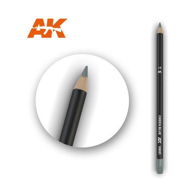 AK Mini Accessory Green Blue Weathering Pencil New