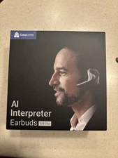 Timekettle AI Interpreter Earbuds W4 Pro.  Real-time Translation Playback.  New.