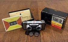 Vintage Kodak Stereo Camera w/ Original Box, Manual  Lens Caps