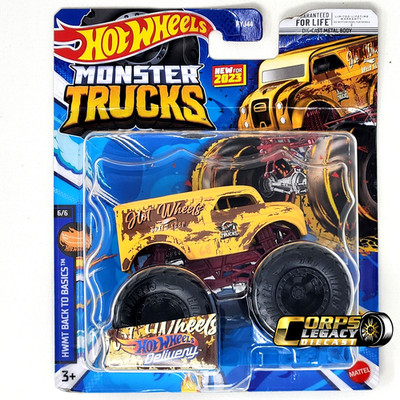 Hot Wheels Monster Trucks Dairy Delivery HWMT Back to Basics 6/6 2023 1:64 NEW