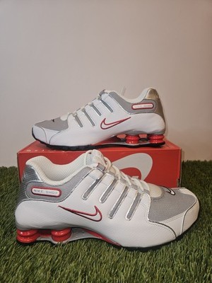 Size 10.5 - Nike Shox NZ (378341-104) White/Metallic Silver | eBay