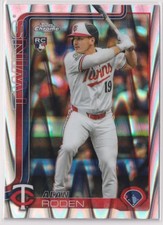 Alan Roden 2025 Topps Chrome Update Silver RayWave Refractor Rookie Card USC41