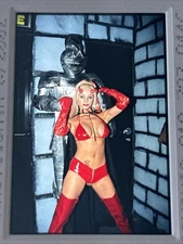 Blonde Sexy Risqué Female “Red Devil” 35mm Transparency Slide