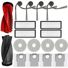 17 Pcs Parts Kit,With Roborock Qrevo Curv/Qrevo Edge Qrevo S5V Robot Vacuum,1...