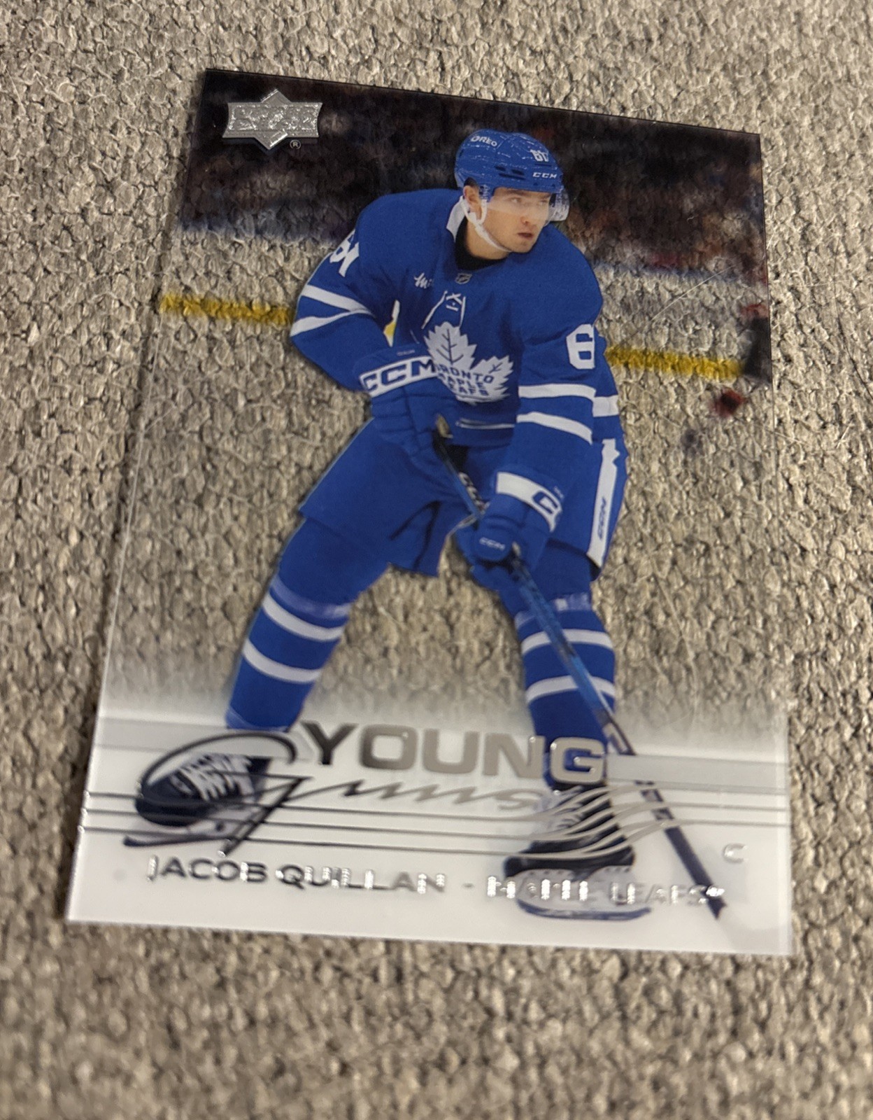 2025-26 Upper Deck Series 1 Clear Cut Young Guns #241 JACOB QUILLAN Toronto RC