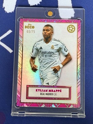 2024-25 Topps DECO UEFA Real Madrid C.F. Kylian Mbappe / 75