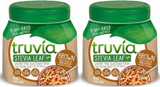 Truvia braun kalorienfreier Süßstoff aus dem Stevia Blatt löffelbar 2er Pack