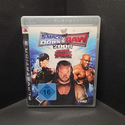 PS3 WWE SmackDown Vs Raw 2008   Zustand Sehr Gut   Ink. Anleitung   OVP   THQ  