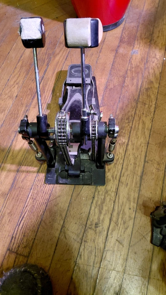 Double Bass Drum (dual beaters) toe heel design Duallist style, Bass Drum Pedal - Image 2 of 4