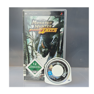 Capcom Monster Hunter Freedom Unite Sony PSP PAL USK 12 UMD Hülle Handbuch
