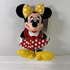 Minnie Mouse with Yellow Bow Mini Bean Bag Beanie The Disney Store