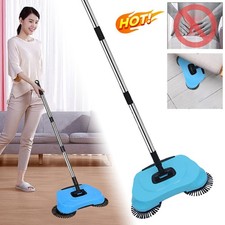 Hand Push Sweeper Cleaner Home Sweeping Mopping Machine Keep Floors Spotless NEW