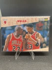 1996-97 Upper Deck Collector's Choice #370 Michael Jordan Card Scottie Pippen