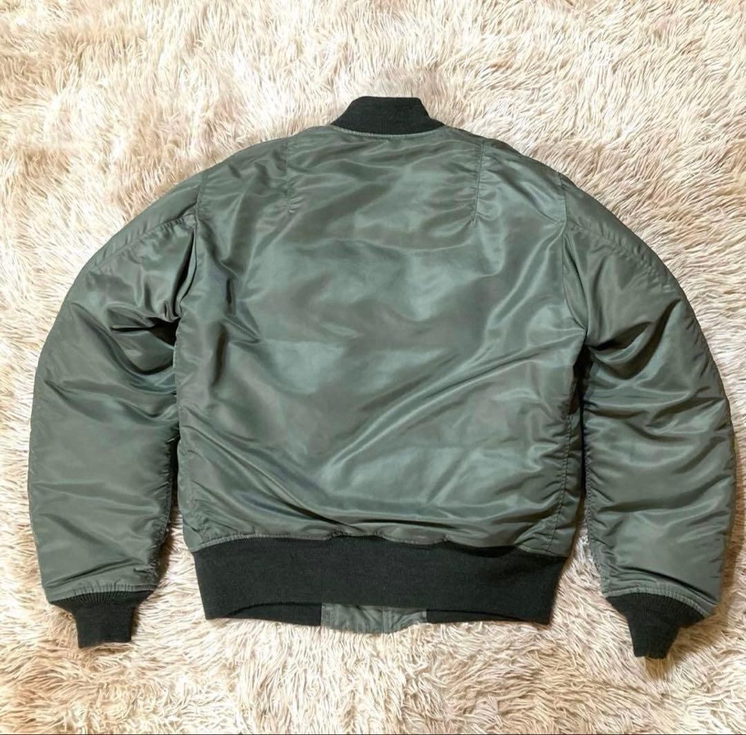 BUZZ RICKSON'S MA-1 William Gibson Sage Green Rare Flight Jacket L