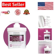 16 Oz Peptide Infused Body Lotion for Youthful Skin | Anti-Aging Formula