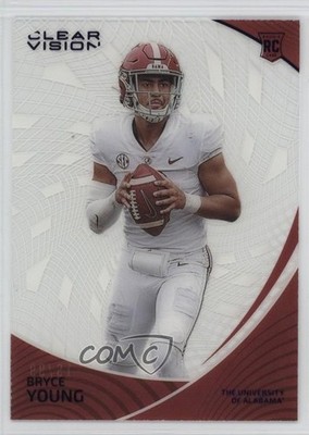 2023 Chronicles Draft Picks Clear Vision Blue 16/99 Bryce Young Rookie RC 1q03