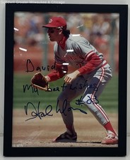 Framed Cincinatti Reds Baseball Player