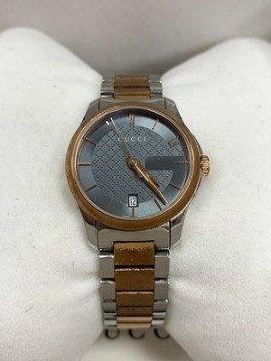 (SO4) Gucci YA126527 G-Timeless Grey Dial Uhr mit Box & Garantiezertifikat