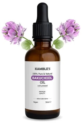 KAMBLE 100% Bakuchi Oil Bakuchiol Natural Retinol Alternative DIY Face & Skincare Serum