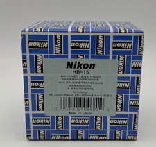 Nikon HB-15 Bayonet Lens hood AF Zoom-Nikkor 70mm - 300mm f/4 5.6D ED New Box