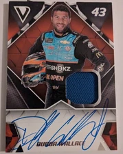 2019 Panini Victory Lane NASCAR Bubba Wallace Relic Autograph