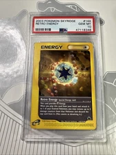 2003 Pokemon Skyridge Retro Energy 144/144 PSA 10 Gem Mint Pop 27