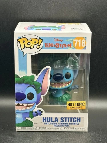 Funko Pop Disney Hula Stitch Hot Topic EXCLUSIVE #718 W/ Protector