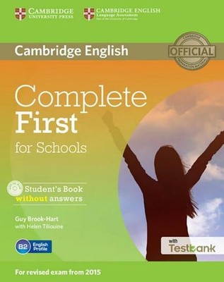 Testbank Complete First for Schools: Student's Book without answers with CD