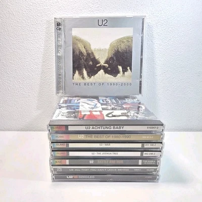 U2 - 8x CD Bundle Achtung Baby The Joshua Tree Pop Rattle And Hum and others - image 1 of 4