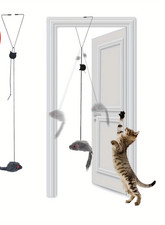 NEW-1pc Adjustable Hanging Cat Toy - Interactive Teaser for Playful Fun US STOCK
